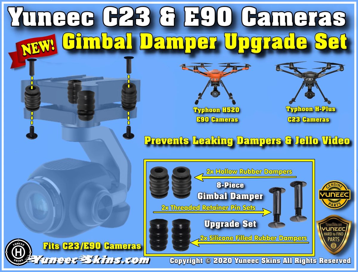 Yuneec C23 E90 Gimbal Damper Upgrade Set